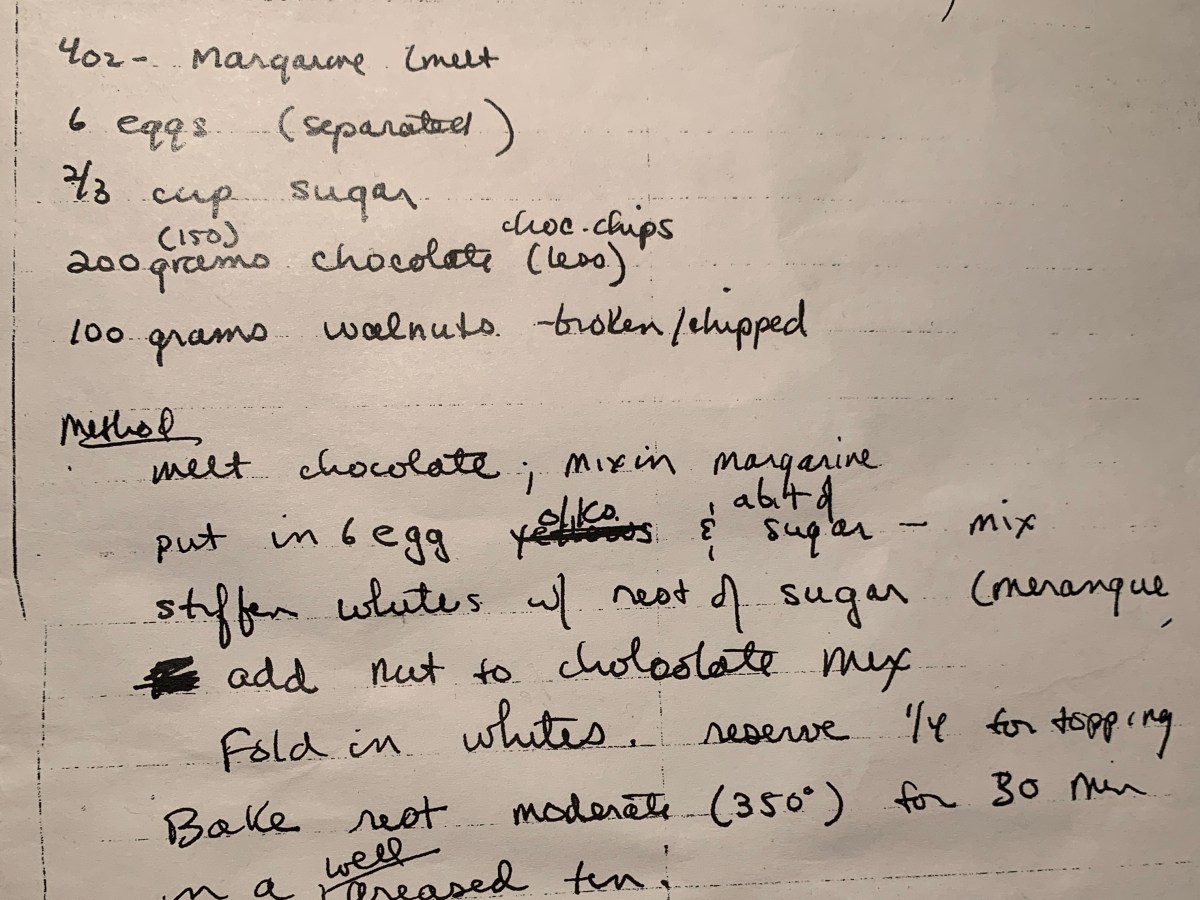 Recipe: Flourless Chocolate&nbsp;Cake